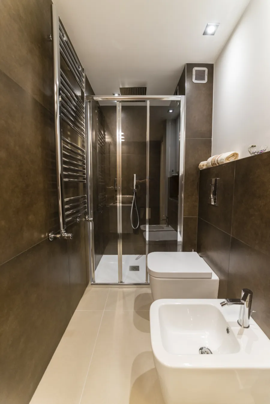 Ristrutturazione Casa Castelbuono - Bagno con doccia