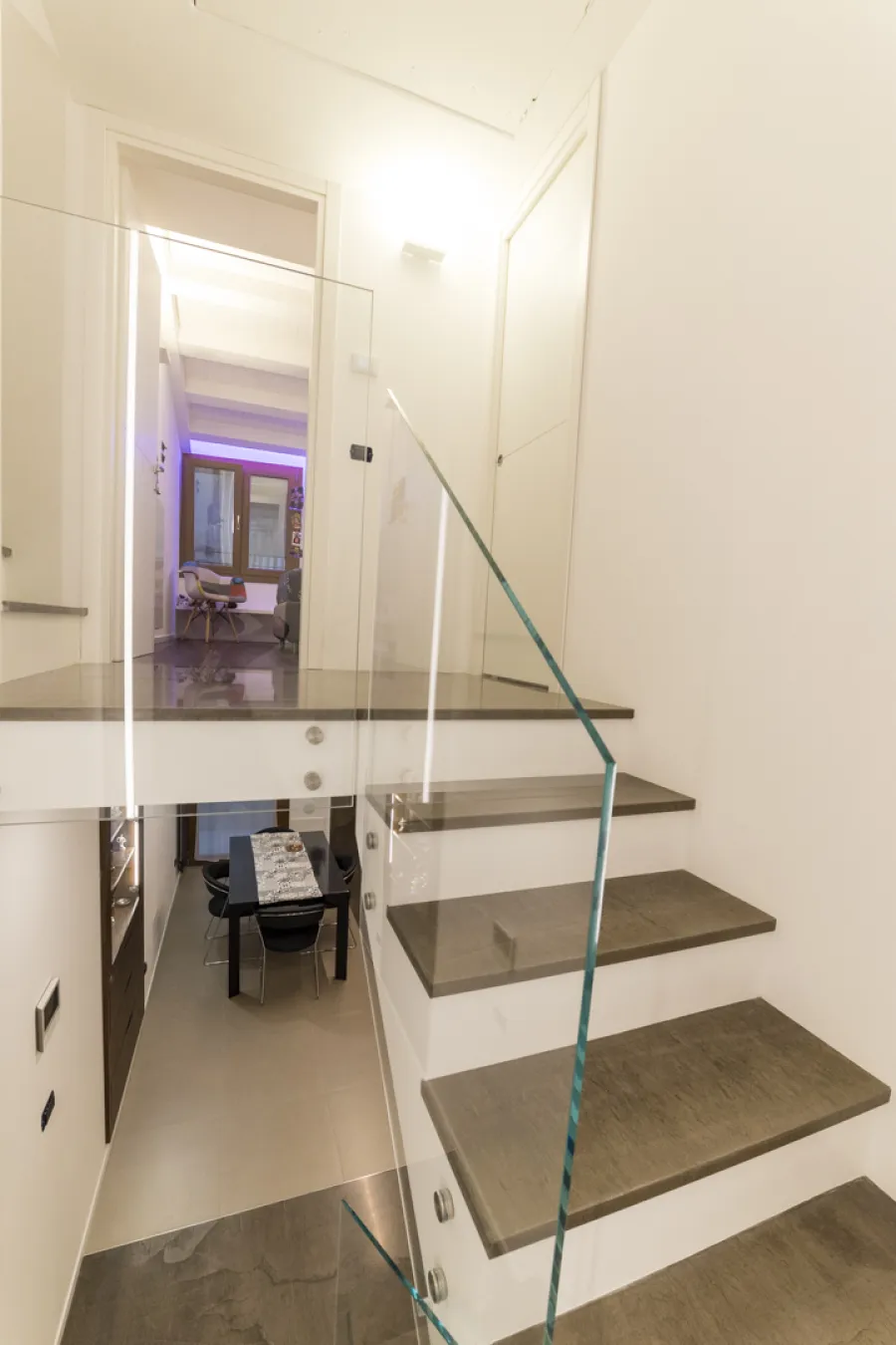 Ristrutturazione Casa Castelbuono - Scala compatta