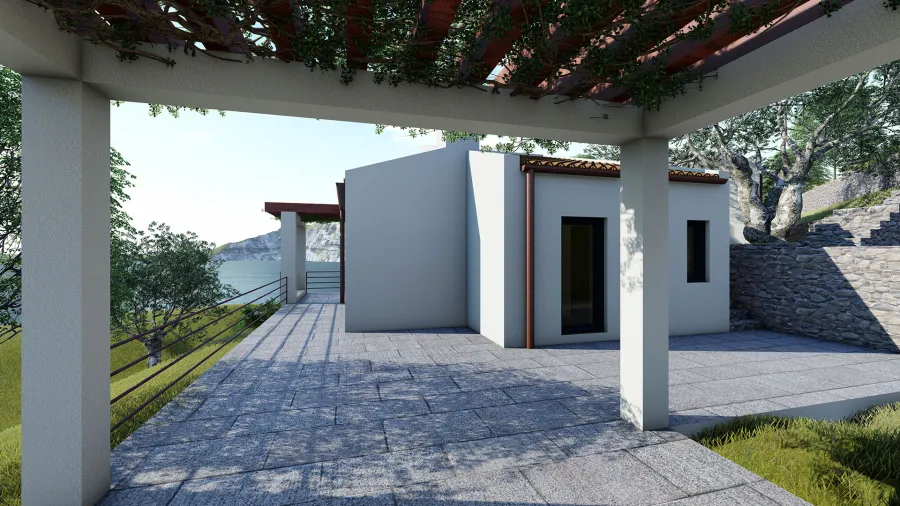 Villa unifamiliare a Sant'Ambrogio a Cefalù (PA) - Rendering