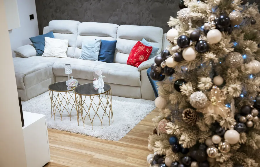 												Progetto per la ridistribuzione degli ambienti interni di un immobile sito a Castelbuono (PA) - Soggiorno