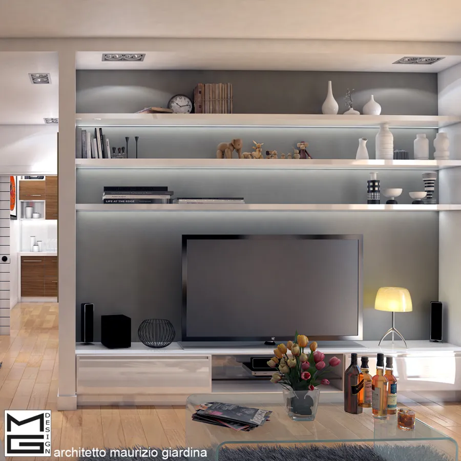 Casa Guarcello Ristrutturazione e arredamento completo di un elegante appartamento contemporaneo