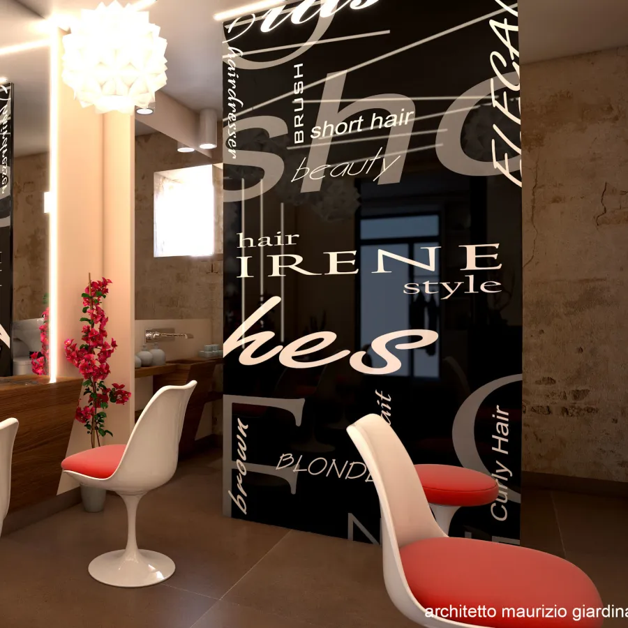 Progetto parruccheria Design moderno ed ottimizzazione degli spazi